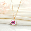 Gold and Silver Tone Realistic Eyeball Pendant Necklaces view 7