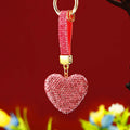Clay Full Crystal Heart Keychains in Seven Colors plus Assorted Option view 8