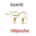 Assorted Earring Hooks and Hoops in Thirty Three Styles view 9