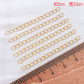 Five Charm Style Metal Extension Chains Jewelry Findings view 7