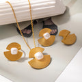 Pearl Look Fan Square And Three Petal Jewelry Variants view 1