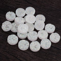 Round Glitter Resin Cabochons in Ninety-Three Color and Size Options view 9