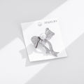 Ribbon Bow Pearl Look Metal Brooch Pin for Jackets and Lapels view 5