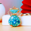 Sky-Blue Fortune-Bag