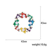 Rainbow Wreath
