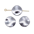 Smooth Wavy Round Small Hole Bead for Jewelry Making view 4
