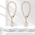 Initial Letter Metal Chain Cup Charm with Lobster Clasp view 7