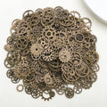Matte Gold-Tone Gear Metal Charms with 4 Listed Options view 6