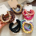Twisted Fabric Hair Tie Sets Three Pack Multi Color view 4