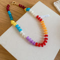 Multicolor Irregular Bead Collar Necklaces Statement Jewelry view 6