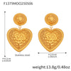 Gold Heart Drop