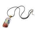 Antique Gold Tone Patterned Resin Pendants on Black Cords view 5