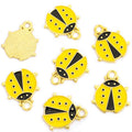 Enamel-Look Silver Gold Ladybug Alloy Charms in 14 Styles view 9