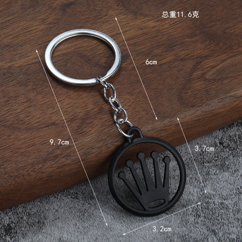 Sweet Crown Alloy Pendant Keychain Gift Accessory for Bags and Keys