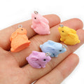 Colorful Sitting Rabbit Resin Charms in a Random Mix view 4