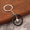 Three-Spoke Steering Wheel Keychain, Four Color Styles view 6