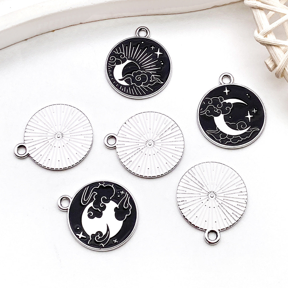 Enamel Zinc Alloy Enamel Charm Pendants Style 2651