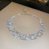 Silver Square Necklace