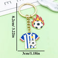Soccer Charm Keychains in 21 Pictured Variations for Bags and Keys view 12
