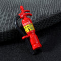Miniature Fire Extinguisher Charm Pendant Red Enamel Alloy view 4