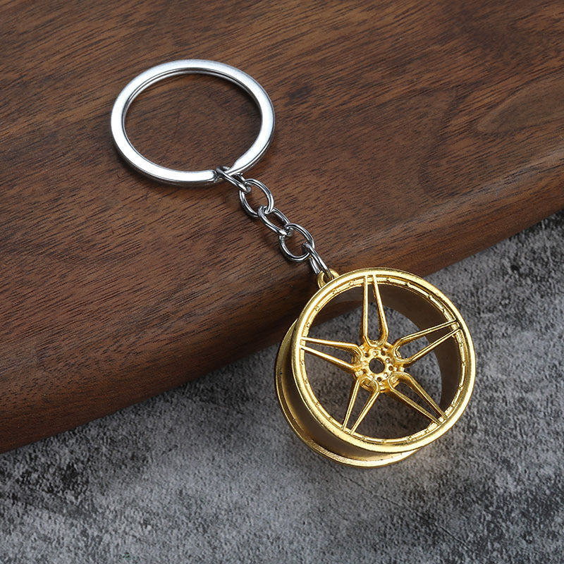 Metal Car Parts Keychain Zinc Alloy Automotive Charm Gift