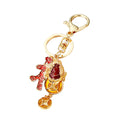 Gold Toad and Coin Keychains with Braided and Bare Wrist Loops view 5