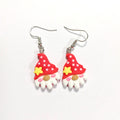 Miniature Christmas Character Resin Hook Earrings in Five Designs view 6