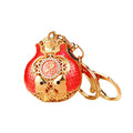 Jeweled Double Fish Fortune Pouch Keychains with Three Wrist Loop Only Options view 5
