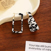 White Animal Print