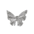 Gold Tone Butterfly Crystal Enamel Two Designs Metal Brooch Pin view 6