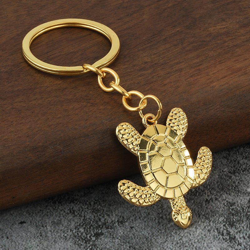 Sea Turtle Alloy Keychain Pendant Gift for Bags and Keys