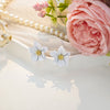 White Flower Studs