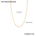 Zircon Evil Eye Necklace Bracelet Plus Satellite Bead Chains view 9