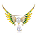 Angel Wing Enamel Metal Brooch Pin for Jackets and Lapels view 1