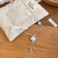 Colorful Fish Pendant Cord Necklaces With Flower Accents view 7
