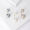 Three Pair Faux Pearl Cardigan Pin Set In Neutral Colors view 3