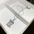 Geometric Crystal Pendant Necklaces Fashion Jewelry view 8