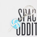 Silver Tone Colorful Swirl Lollipop Novelty Keychains view 11