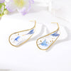 Blue Flower Teardrops