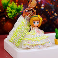Crystal Star Plaid Dress Doll Keychains in Seven Colors plus Assorted view 4