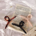 Cross Knot Plastic Hair Claw Clips Assorted Colors view 2