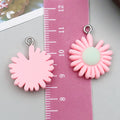 Pink Sunflower and Daisy Glossy Charms with 18 Listed Options view 12