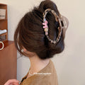 Leopard Acrylic Dog Charm Hair Claw Clips 2 Styles view 4