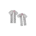 Crystal Bow and Filigree Flower Stud Earring Collection view 5