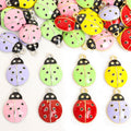 Enamel-Look Silver Gold Ladybug Alloy Charms in 10 Styles view 5