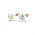 Santa Claus and Christmas Tree Enamel Alloy Beads for Jewelry Making view 3