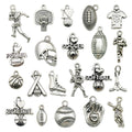 Alloy Metallic Sports Theme and Cheerleading Theme Metal Charms with 15 Listed Options view 12