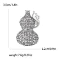 Crystal Covered Gourd Brooch in Six Bright Colorways view 8