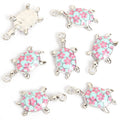 Patterned Enamel Turtle Jewelry Components For DIY Earrings And Bracelets Charms view 9