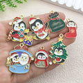 Gold-Tone Christmas Tree Metal Charms with 10 Listed Options view 3